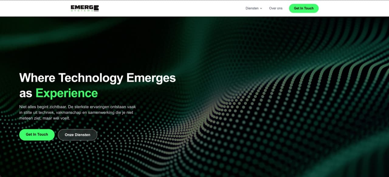 Emerge Systems website